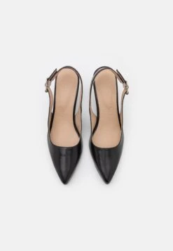 Selected Femme SLFKIM SLINGEBACK - Pumps - Black -Bequeme Schuhe b9d03f2ddba648aa8ec8ffa97e41f203