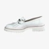Paul Green Slipper - Brush Calf White -Bequeme Schuhe bba07d85783e413cbe5f9540459ef66c