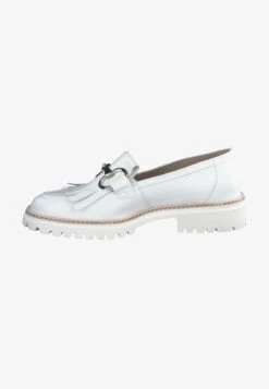 Paul Green Slipper - Brush Calf White