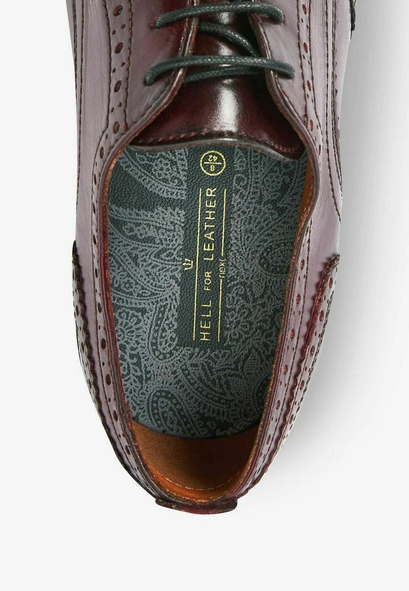 Next CONTRAST BROGUES WIDE FIT - Business-Schnürer - Burgundy Red 6 Next CONTRAST BROGUES WIDE FIT - Business-Schnürer - Burgundy Red – Bild 4