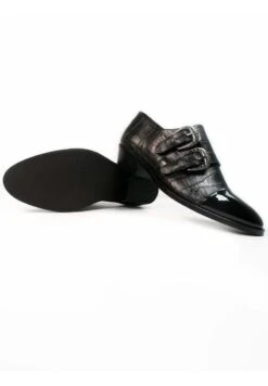 MOCK CROC MONK - Slipper - Moc Croc Vegan Leather -Bequeme Schuhe bc37f562b91e4f68abc92e4f9987d2ae