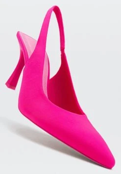 Stradivarius MIT ABSATZ - Pumps - Neon Pink -Bequeme Schuhe c094e5f677d44e2da8ea0b4e9c668a9a