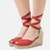 BILINA - Espadrille - Rojo Carmin -Bequeme Schuhe c11d060b0aab46508dd04f7915986798
