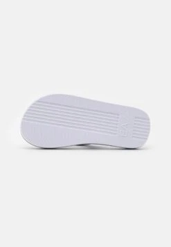 EA7 Emporio Armani WATER SPORTS OVERSIZE LOGO UNISEX - Zehentrenner - White/black -Bequeme Schuhe c17844fb0cb94ef587dc4f6481208a98