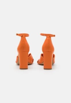 Minelli High Heel Sandalette - Orange 11 Minelli High Heel Sandalette - Orange -Bequeme Schuhe c2f40b3c0b624f72928f98feefefaa57