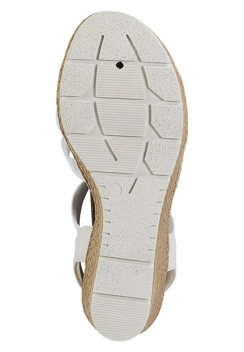 Keilsandalette - Weiß 7 Keilsandalette - Weiß – Bild 5