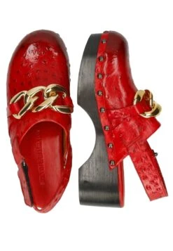MELVIN & HAMILTON FLORA 1 VEGAS OSTRICH RUBY - Plateaupumps - Rot -Bequeme Schuhe c99b43d222984d27ae5b462b6a1841f1