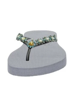 DOLCE - Badesandale - Silver -Bequeme Schuhe cc493a33074646799dac43ea804d86e9