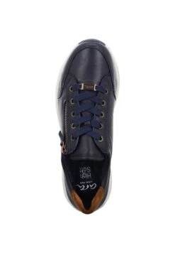 Ara OSAKA - Sportlicher Schnürer - Blau -Bequeme Schuhe ce31de1f1e0941fdbc3ac0ea17e4d1b1