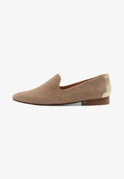 IN BICOLOR - Slipper - Beige Doré