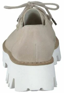 Paul Green Sportlicher Schnürer - Soft Suede Biscuit -Bequeme Schuhe cf069e4d995349a09aa47c83add94646
