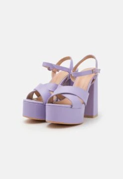 High Heel Sandalette - Lilac -Bequeme Schuhe d0624398f9ed48299b510d2c5833d360