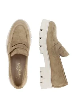 Slipper - Taupe -Bequeme Schuhe d0da226129794e6292f1944ba2a95169