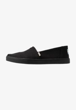 Toms VEGAN ALPARGATA - Slipper - Black -Bequeme Schuhe d4e0b97711ec4bb4b599cfa223c77476