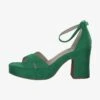 S.Oliver Plateausandalette - Green -Bequeme Schuhe d843ae598ef14efebb5c909888bacdd3