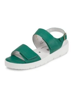Keilsandalette - Grün -Bequeme Schuhe d93211340e5f4e4f9a6dcd012de9cb53