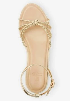 Next FOREVER COMFORT KNOT DETAIL STANDARD - Keilsandalette - Gold 10 Next FOREVER COMFORT KNOT DETAIL STANDARD - Keilsandalette - Gold -Bequeme Schuhe dbf124fb650442319ce299831d1aaba3