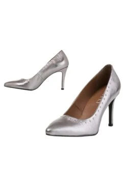 Sienna High Heel Pumps - Silberfarben -Bequeme Schuhe de4f9950fc064d43af7254e1ac770900