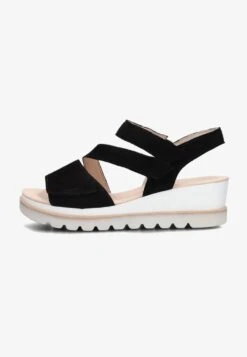 Gabor Keilsandalette - Zwart 12 Gabor Keilsandalette - Zwart -Bequeme Schuhe dee6b00811964f199073341bedf20578 1