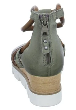 MJUS Plateausandalette - Grün -Bequeme Schuhe e3ad45aa7bca429ebf660e1607019939