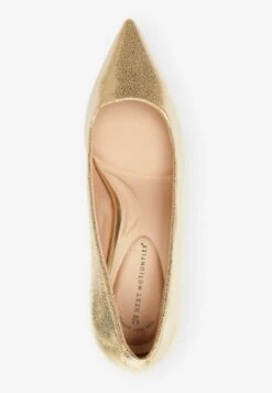 Next FOREVER COMFORT WITH MOTIONFLEX COURTS REGULAR/WIDE FIT - Pumps - Gold 10 Next FOREVER COMFORT WITH MOTIONFLEX COURTS REGULAR/WIDE FIT - Pumps - Gold -Bequeme Schuhe e52be4b8bb3c452192c4f83fb714ea89