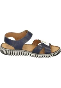 Riemensandalette - Blau -Bequeme Schuhe e7546997923d46839b0b03385f98fb18