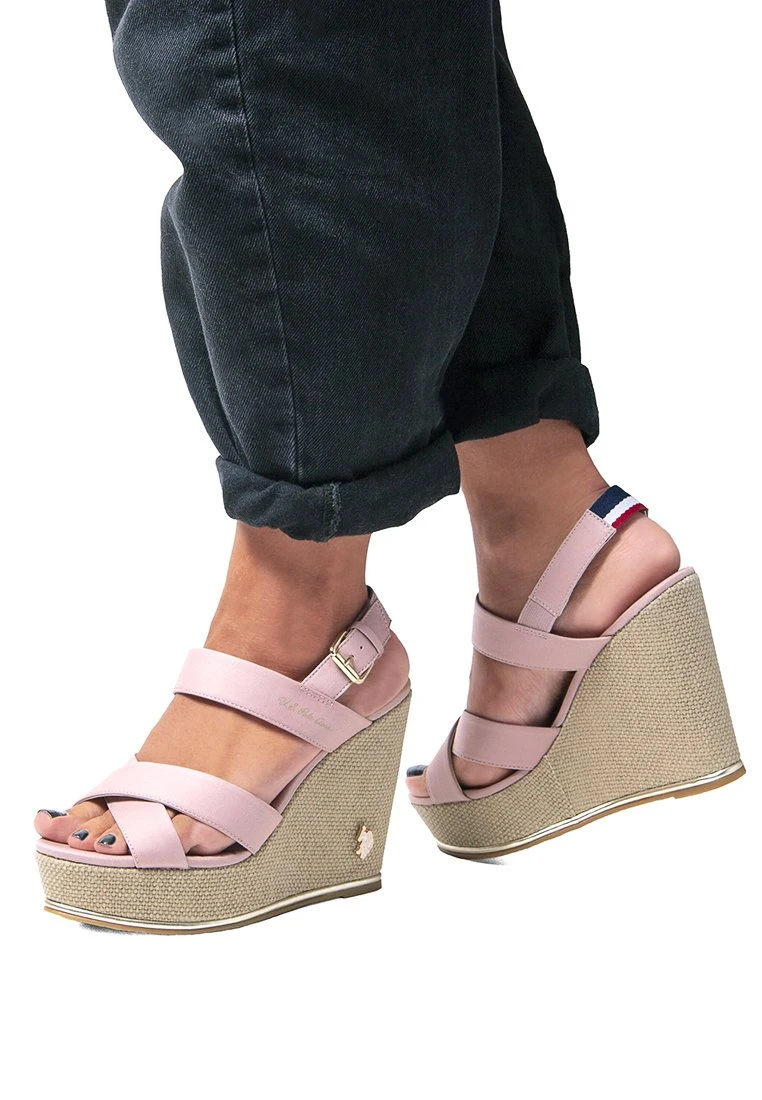 U.S. Polo Assn. AYLIN007 - Keilsandalette - Pale Mauve 3 U.S. Polo Assn. AYLIN007 - Keilsandalette - Pale Mauve