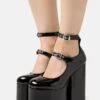 Lamoda BREAK MY NECK - Plateaupumps - Black -Bequeme Schuhe e8a288d654cb44e4b27132161ce2e0b0