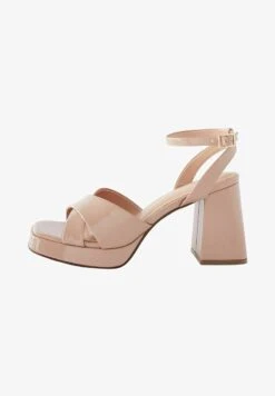 Next FOREVER COMFORT FLARE - Plateausandalette - Nude -Bequeme Schuhe e8a5f191b648429cb0f60215857fcf63 1