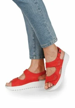 Keilsandalette - Koralle