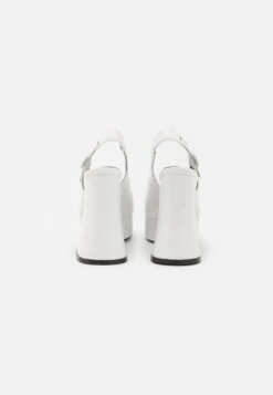 Lamoda CONVERSING PLATFORM - Plateaupumps - White -Bequeme Schuhe eb49b1a0e05a473e90491526ae23f434