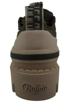 Buffalo RAVEN LO MIT PER - Sportlicher Schnürer - Khaki -Bequeme Schuhe ec5c495392e0428298c2e10c8497e987