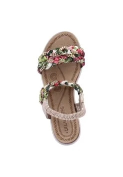 Plateausandalette - Rosegold -Bequeme Schuhe ee207115c9f8443d87b74fee963b9f23