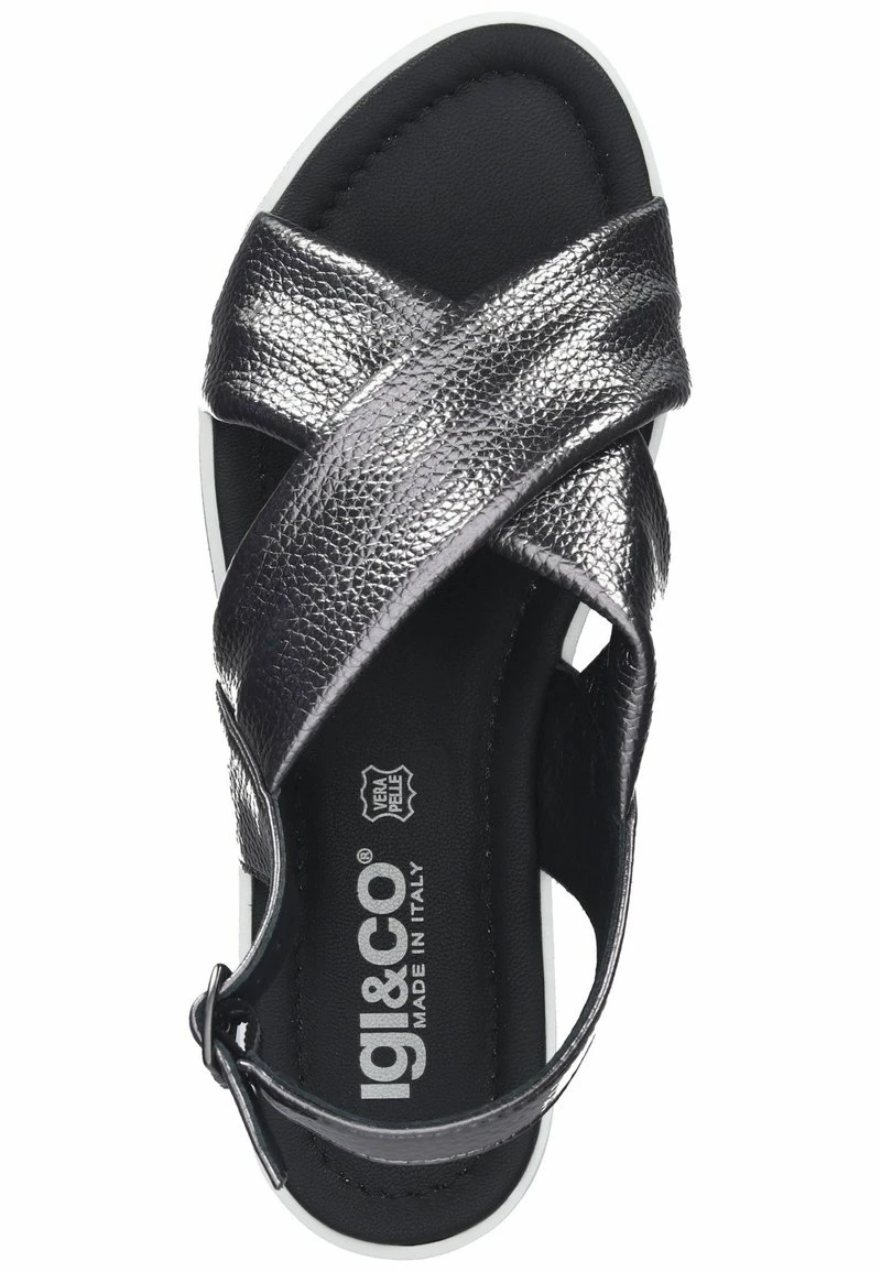 IGI&CO Plateausandalette - Antracite 5 IGI&CO Plateausandalette - Antracite – Bild 3