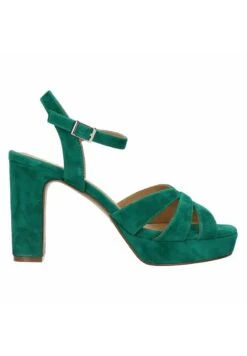 High Heel Sandalette - Grün -Bequeme Schuhe f647dc411a2c40df92b82704e3472cbd