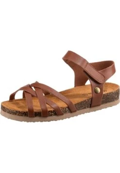 Riemensandalette - Braun -Bequeme Schuhe f6ba7e360235430893e95a6381a9ffcc