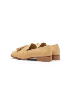 Lottusse TASSELS CLAIRE - Slipper - Beige -Bequeme Schuhe f704dbbd986b4788a9708e03fab22a11