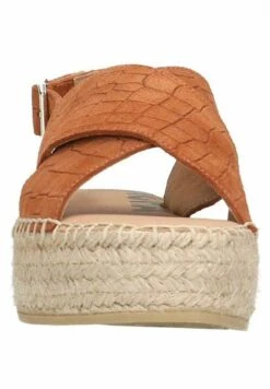 Plateausandalette - Cognac -Bequeme Schuhe f7dad2dfee1544e88b1c0625a87ed695