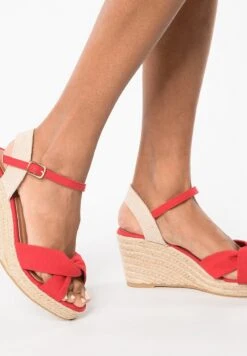 Keilsandalette - Rot