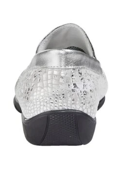 Mokassin - Silberfarben 12 Mokassin - Silberfarben -Bequeme Schuhe f9d067c487b84271982cded667410cec