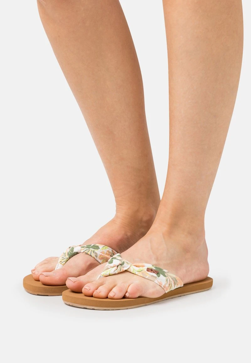 Roxy PAIA - Zehentrenner - White/pink 3 Roxy PAIA - Zehentrenner - White/pink