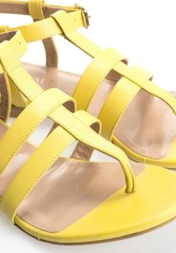 TWINSET Riemensandalette - Gelb -Bequeme Schuhe fd52a7f0f3124e1c9773eb6906b7db0d