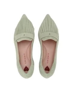 JANET - Slipper - Oliv -Bequeme Schuhe fefa90e811bc4c2baf9111ec3ae7dedb